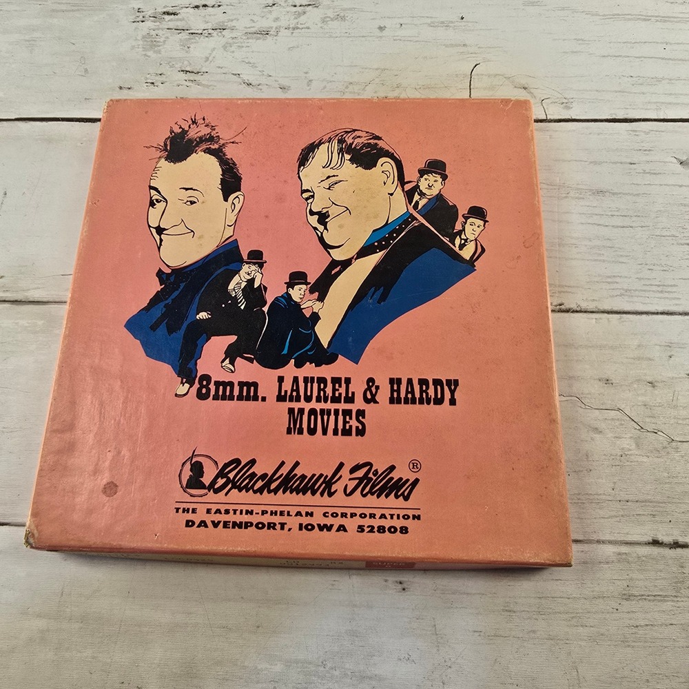 Vintage Laurel & Hardy Busy Bodies Super 8mm Film Blackhawk Films Movie Reel